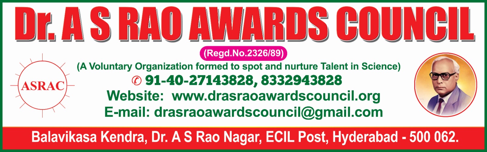 Dr. A. S. Rao Awards Council